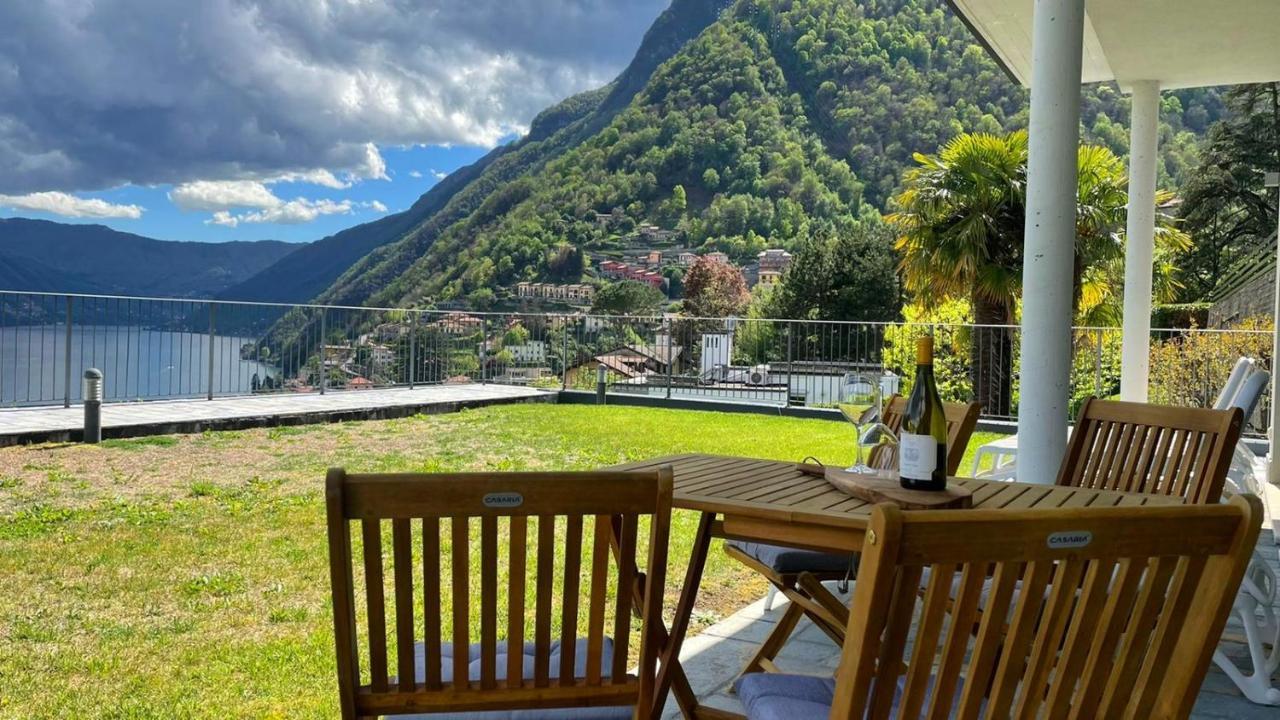 Lake View Apartment Argegno Luaran gambar
